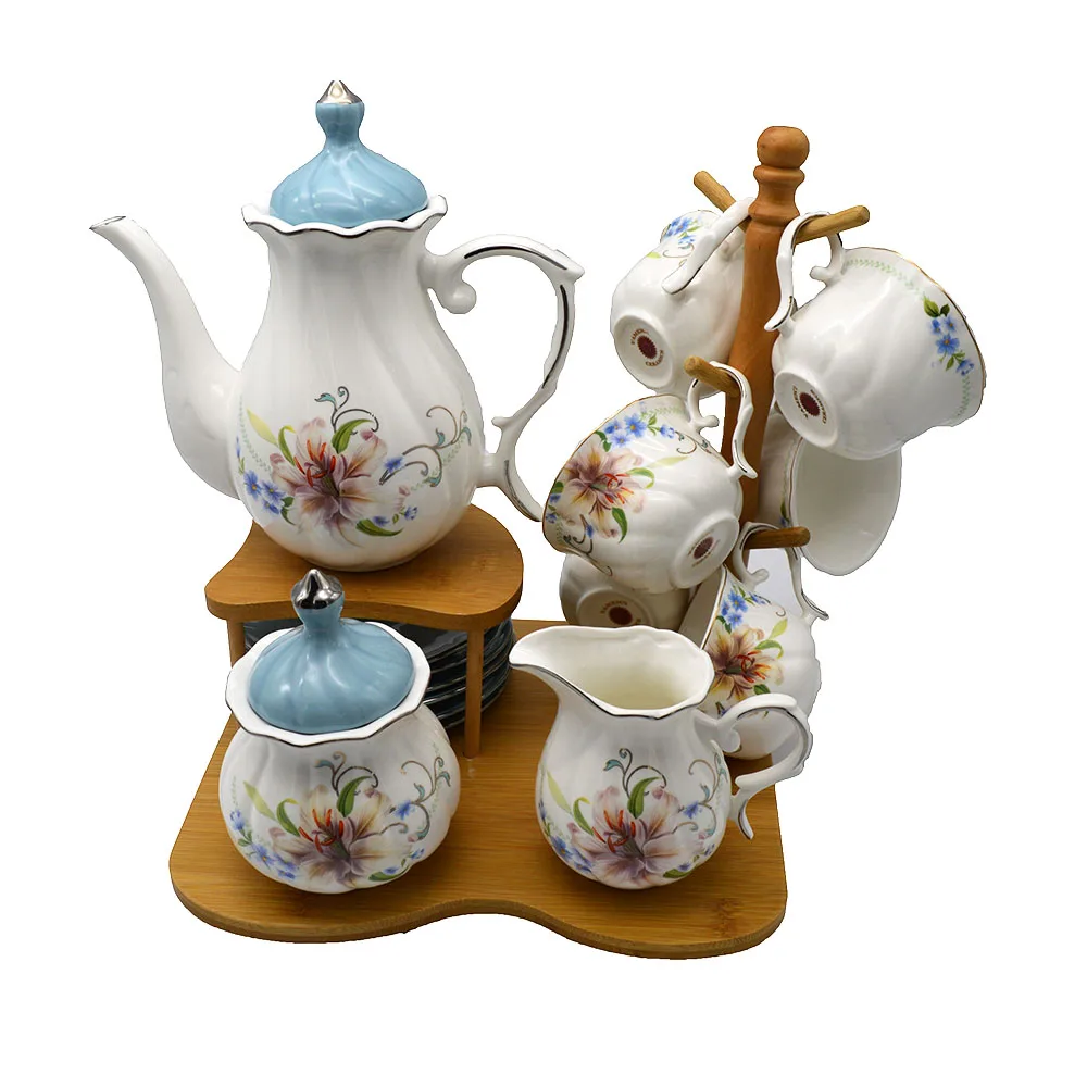 small porcelain tea set