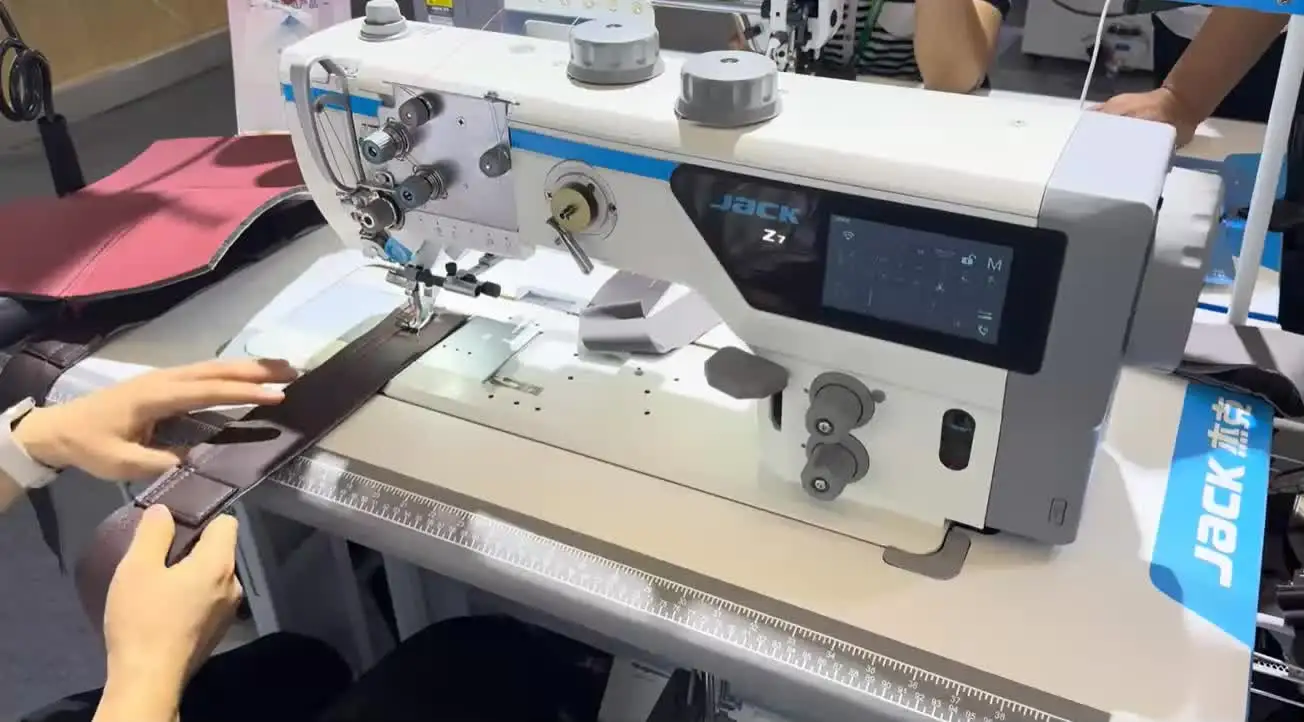 Jack Z7 Triplet Taşınabilir Endüstriyel Deri Dikiş Makinesi 220V