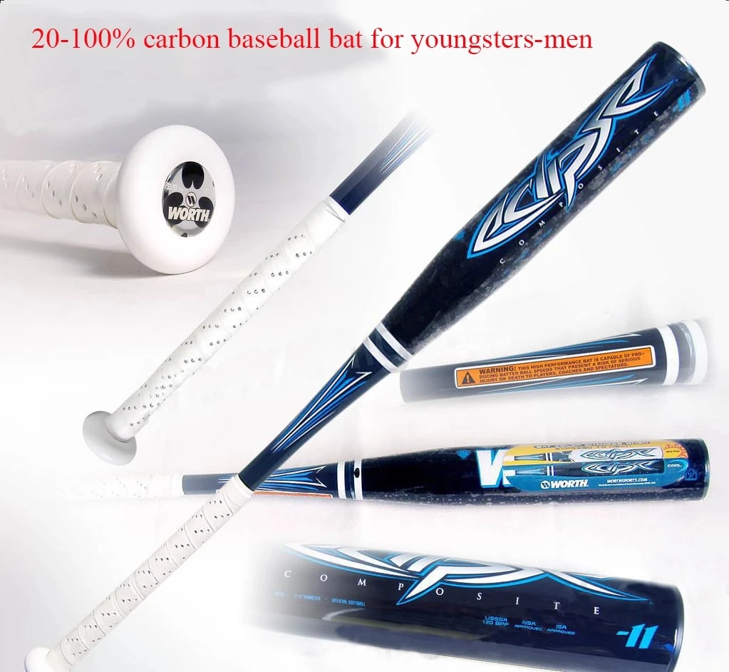 Custom Carbon Fiber Softball Bats Full Composite Asa Certificate