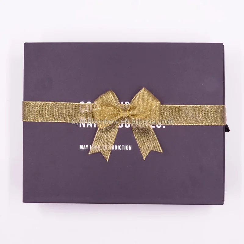 Wholesale gift  ribbon bows supplier different package bows with adhesive
