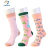 happy funny cotton crew bamboo soft cotton crew socks for men