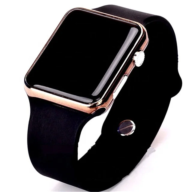 3pcs /set Unisex Waterproof LED Wrist Watch Silicone Student Electronic Sports Watch Bracelet Set Wholesale LW24