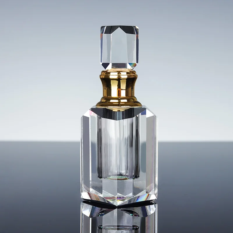 Wholesale 3ml Crystal Perfume Bottles for Essential Oud Oil Small Empty Refillable Dubai Model with Engraving Gifts Home Decor details