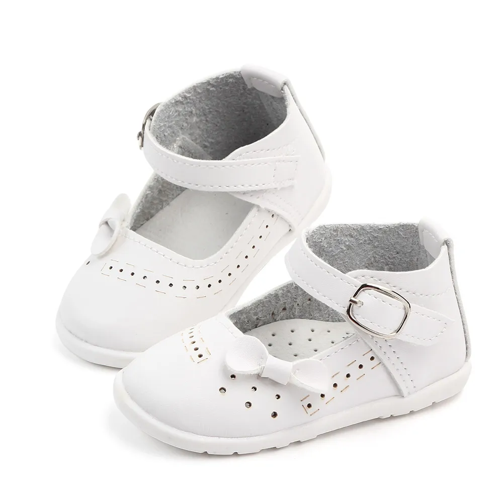 Pure Color Rubber Sole Little Baby Girl Shoes Beauty Girls Shoes ...