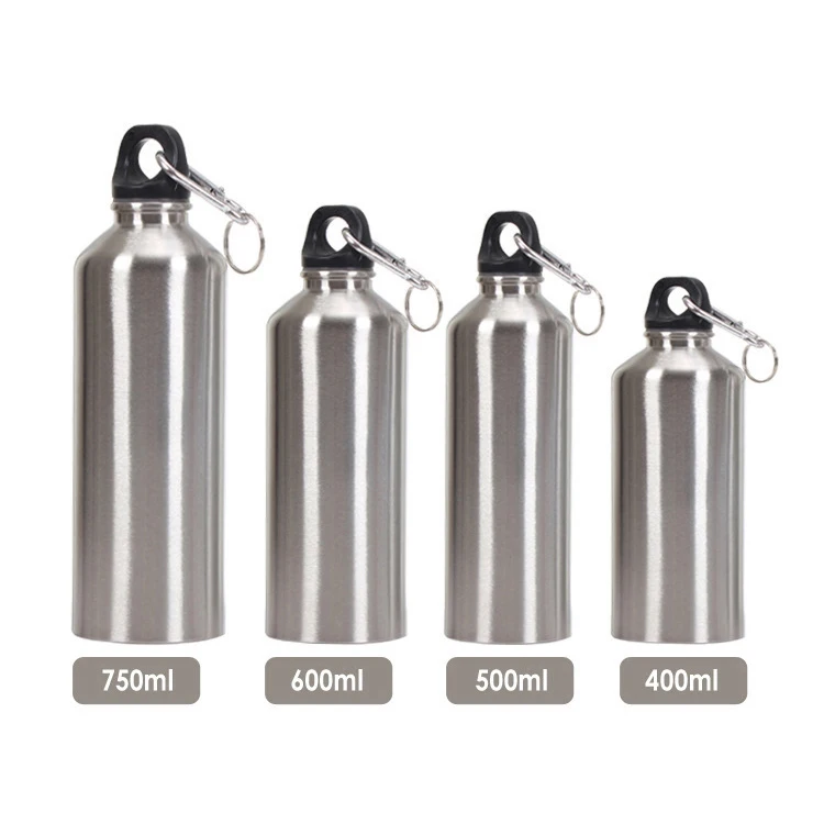 Customized cheap promotion water bottle with company logo outdoor sport aluminum or stainless steel water bottle for promotion