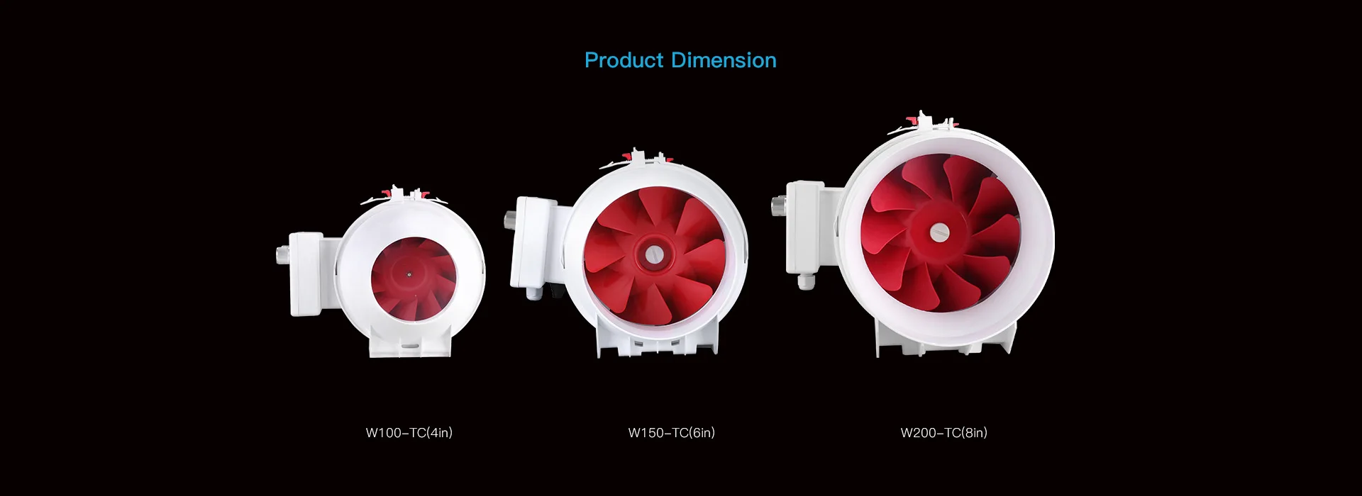 Walled Mounted Smoking Room Humidity Temperature Controlled Exhaust Fan