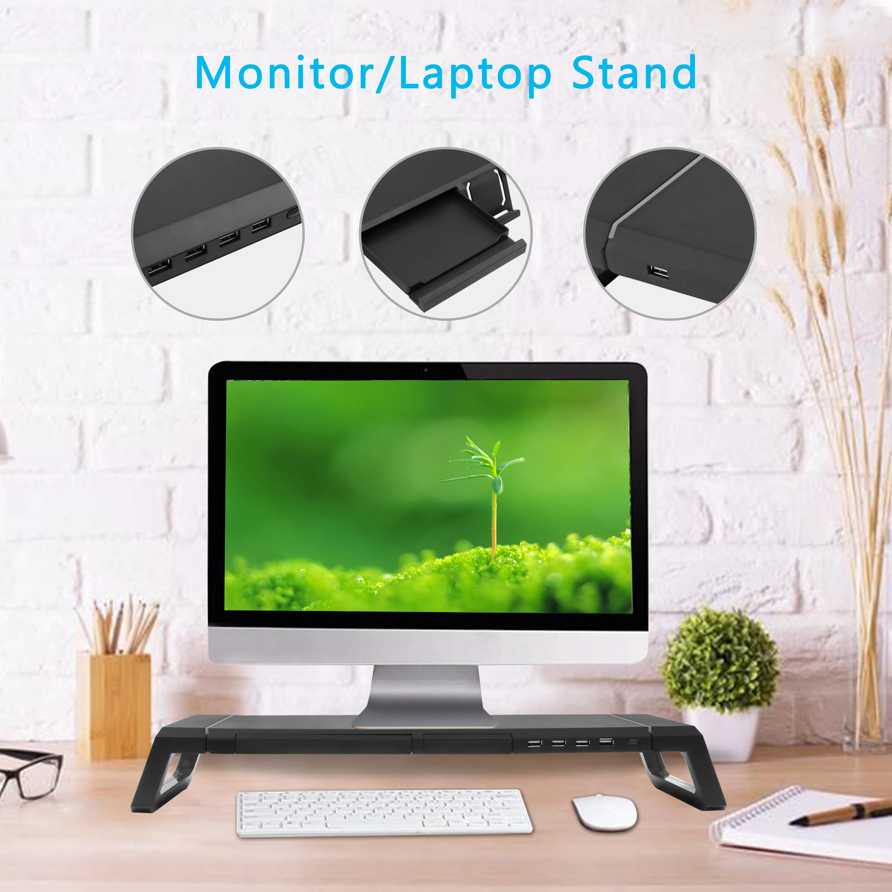 Great Roc 4 in 1 ABS Monitor Stand with RGB Soporte Mesa Plegable Mini  Folding Table Laptop & PC Desk Computer Desks - China Gaming Desk, Computer  Desk