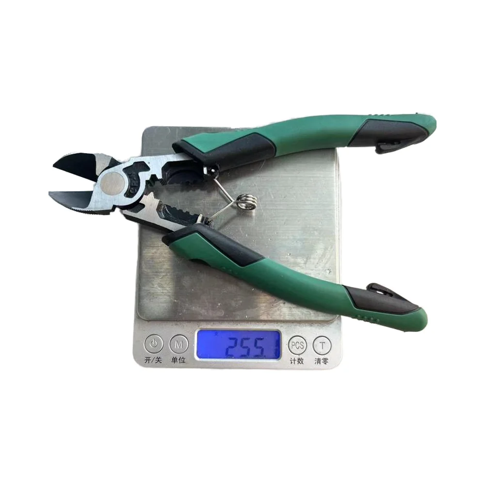 Multifunctional DIY Industrial Steel Pliers Side Cutter Alicate Decapador Manual Plastic Grip Multitools Metric Measurement details