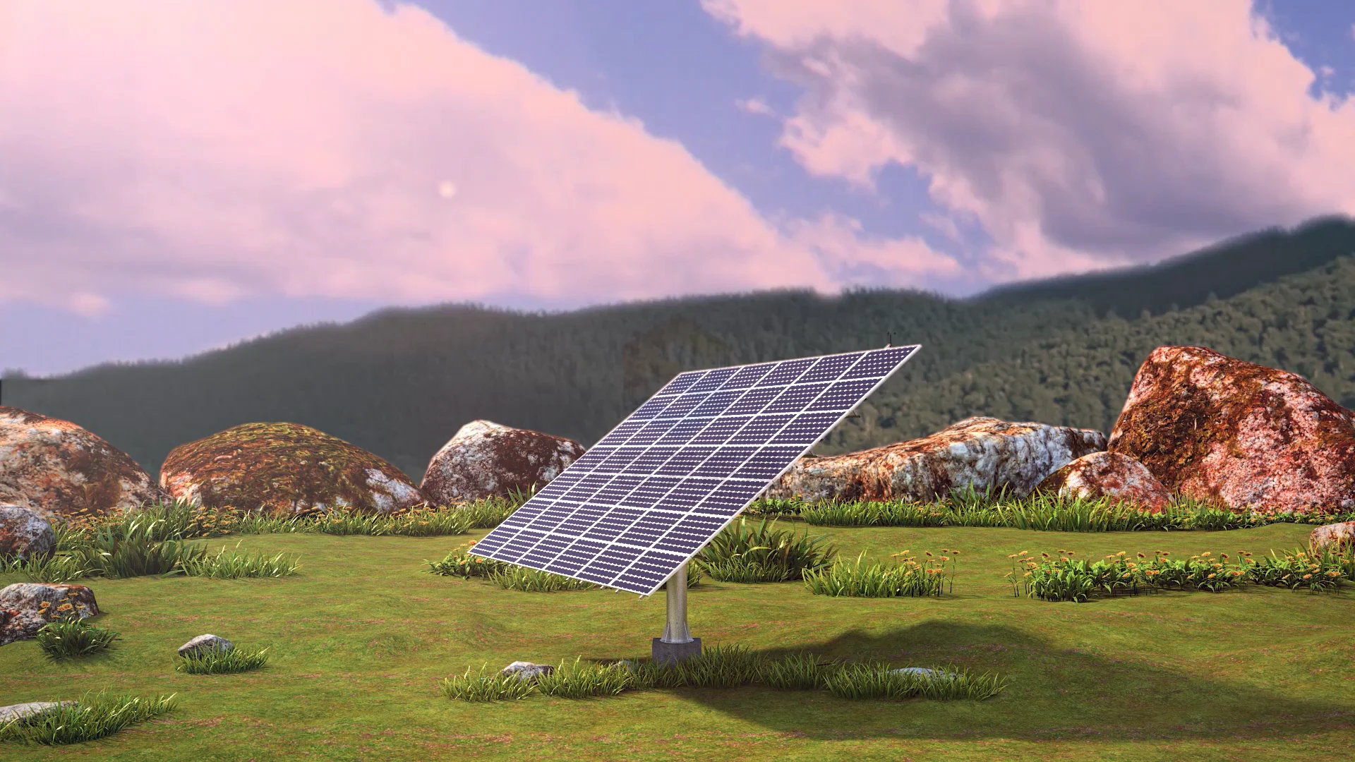 12kw 2轴太阳能光伏跟踪器定制太阳能跟踪系统双轴跟踪器太阳能跟踪