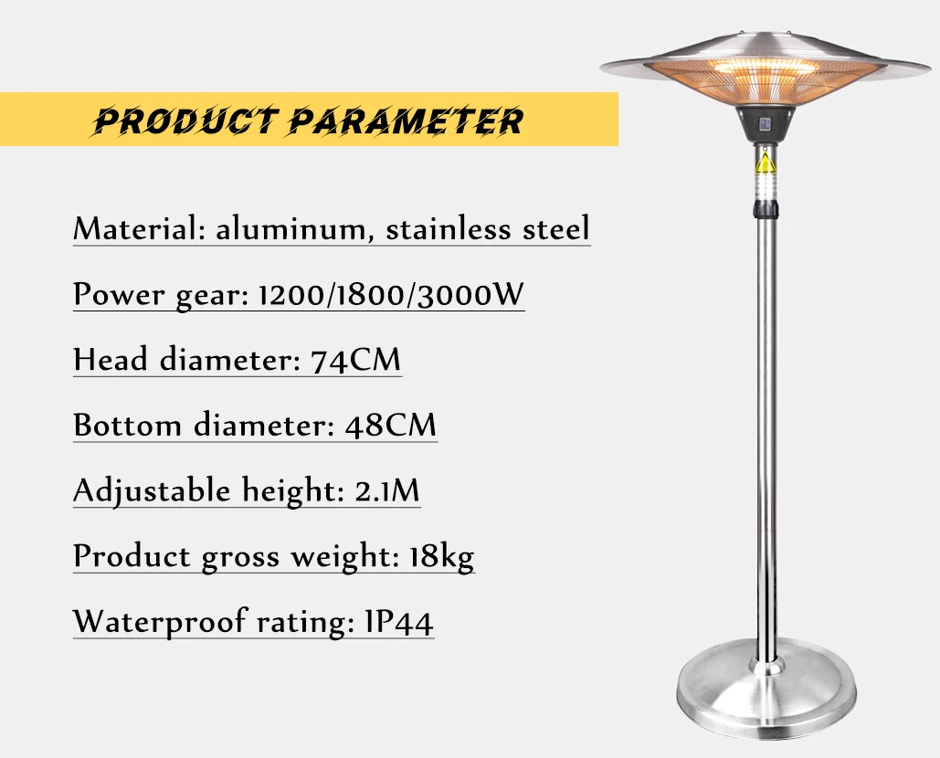 Outdoor Hotel Garden Patio Umbrella Electric Carbon Fiber Heater Buy Patio Heater Outdoor