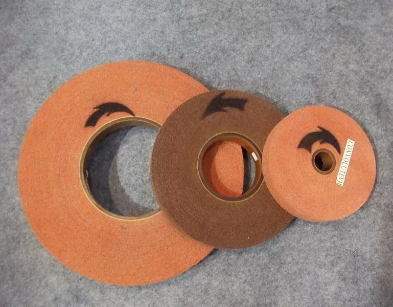 Light Deburring And Polishing Nonwoven Convolute Wheel Ld Abrasive