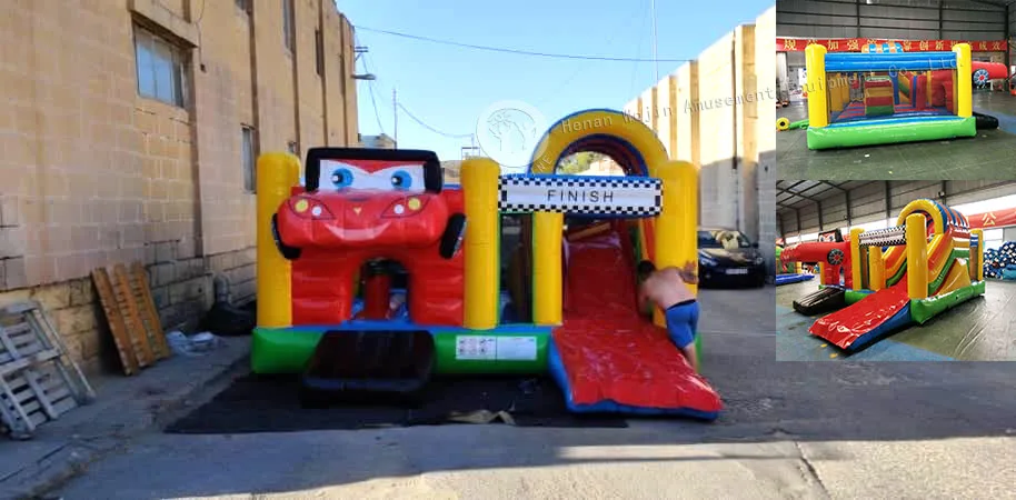 Inflatable bouncy castle