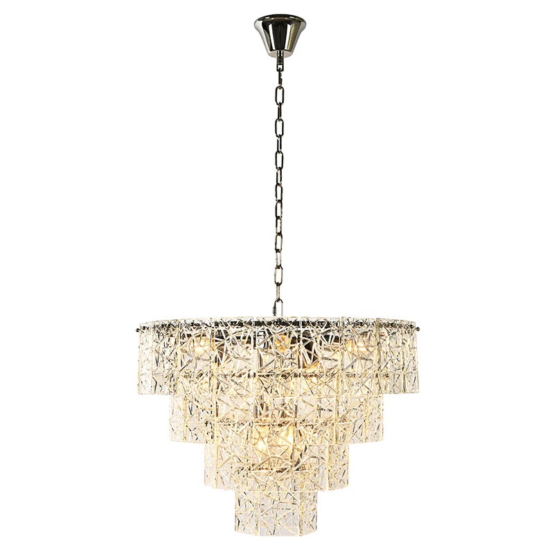 Modern crystal restaurant  luxury  atmospheric creative household chandelier