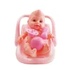 Soft Plastic Expression Baby Doll Toy In Carrier With Accessories
