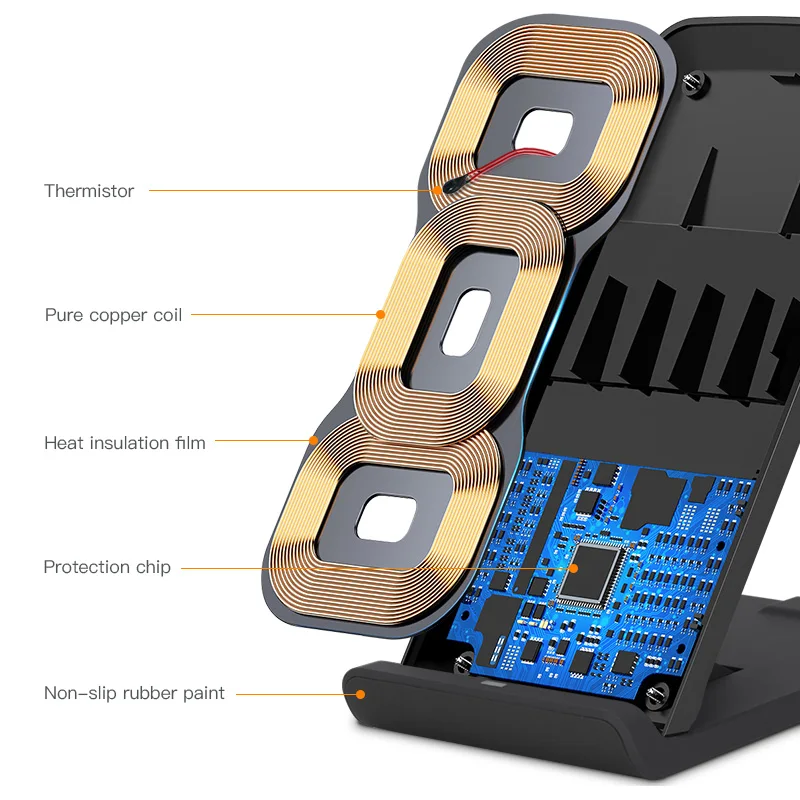 wholesale low price phone cellphone wireless charger fast wireless charger stand - ANKUX.COM