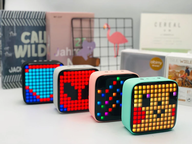 Amazon Hot Selling Divoom Tivoo LED Speaker Pixel Art DIY Box RGB Programmable 16X16 LED Bluetooth Speaker - ANKUX.COM