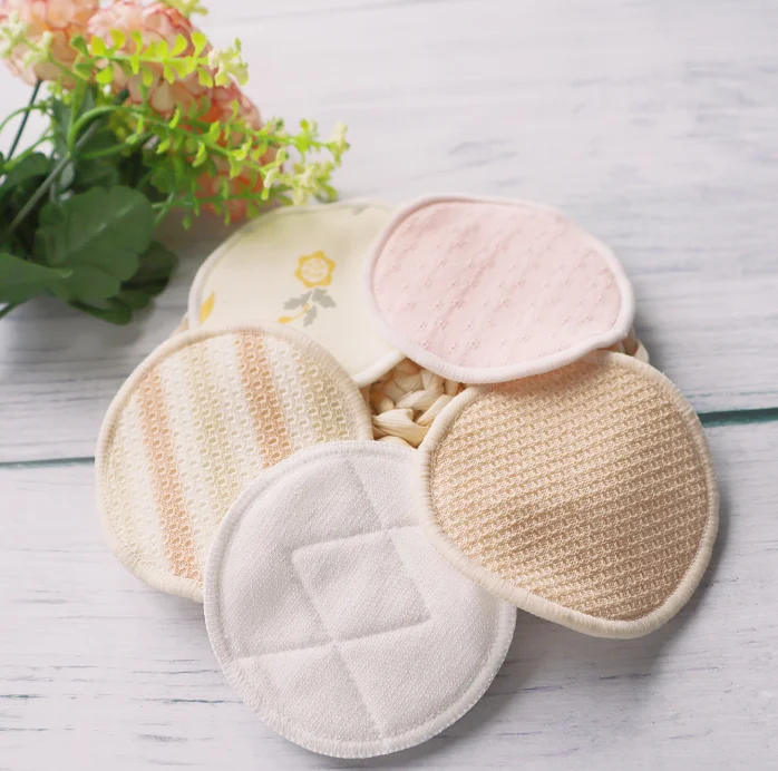Reusable Organic Bamboo Remover Pads For Microfiber Face Facial