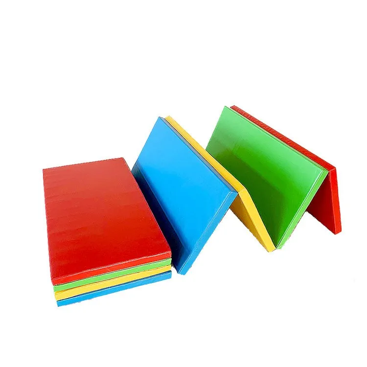 Pu Leather/pvc Five Fold Mat Dance Gymnastics Mat Training Protection