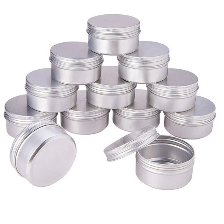 5/10/15/20/30/40/50/60g Empty Metal Aluminum Tin Jars For Cosmetic Buy Aluminum Jars,Aluminum