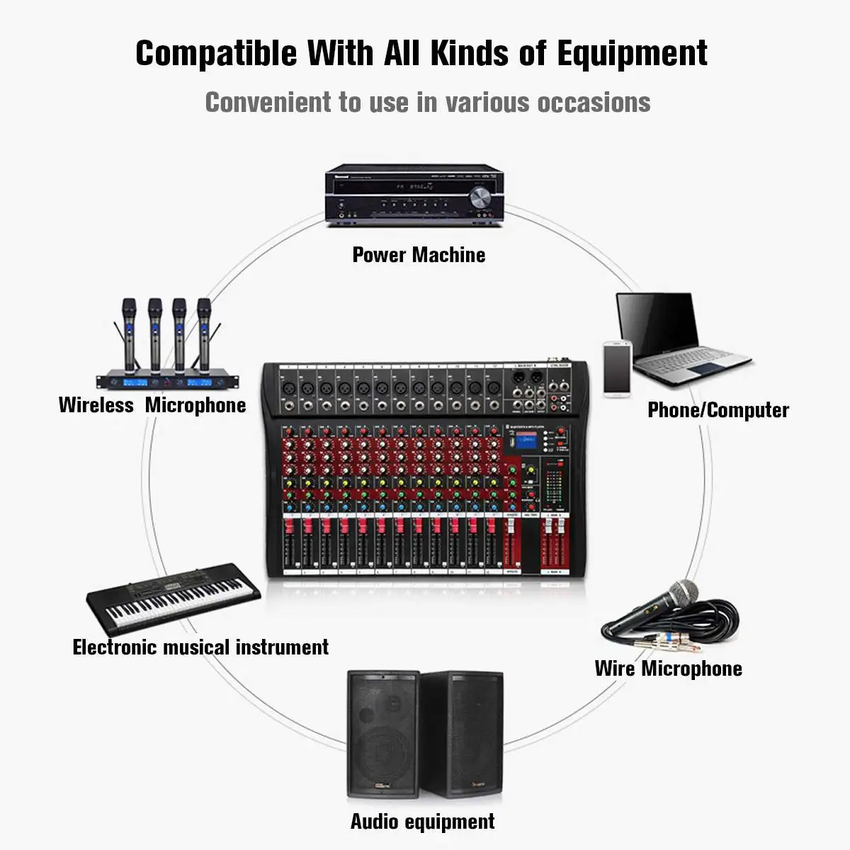 100v line mixer amplifier