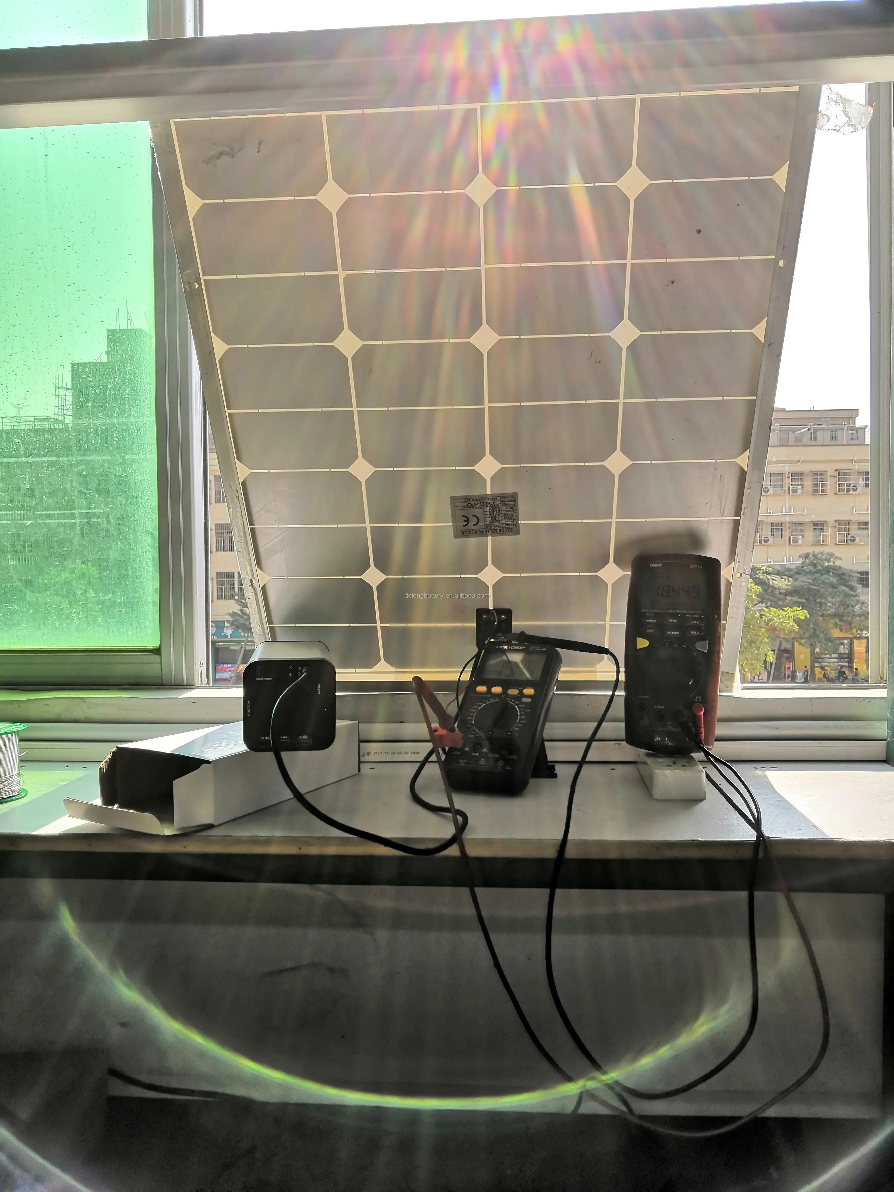 100v 240v Portable 80w Ac Output Laptop Solar Power Bank 20000mah