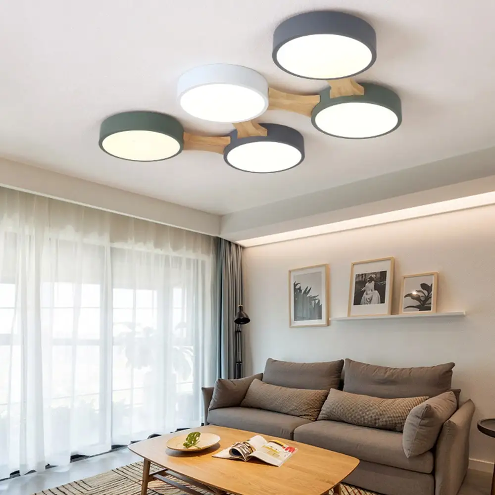 60 瓦特 led 北欧卧室吸顶灯简约现代小户型客厅餐厅室内照明
