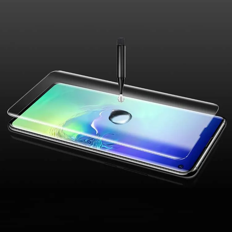 全胶水钢化屏幕紫外线 led灯玻璃保护三星 m10 热卖