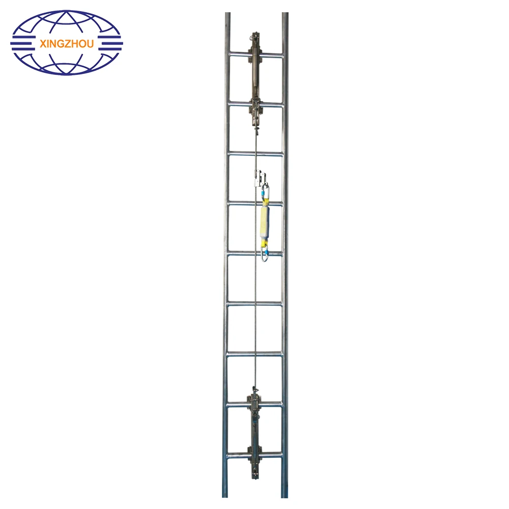 Retractable Fall Protection Vertical Fall Arrester System 8mm Stainless