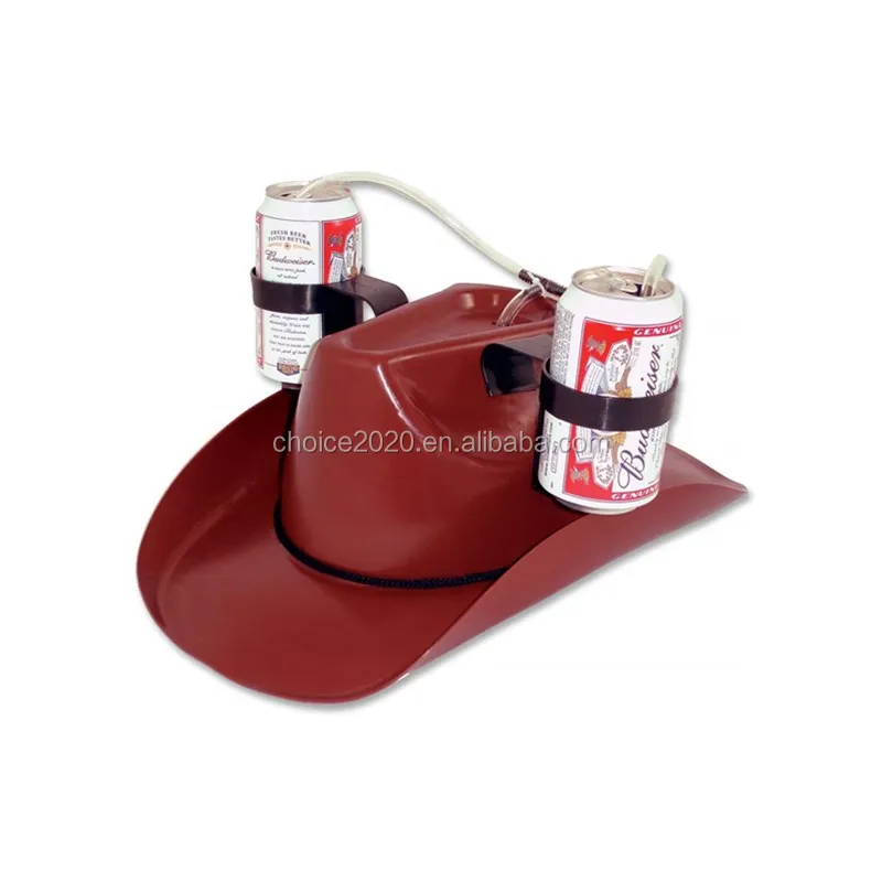 YES Beverage Helmet Beer Hat Drinking Cap Soda Miner Drinking Hat