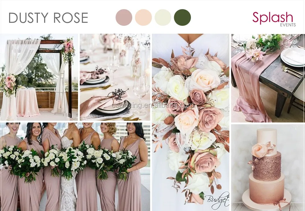 Amazon Hot Sale 25pcs/50pcs Decorative Flowers Wreaths Artificial Rose Wedding Decoration