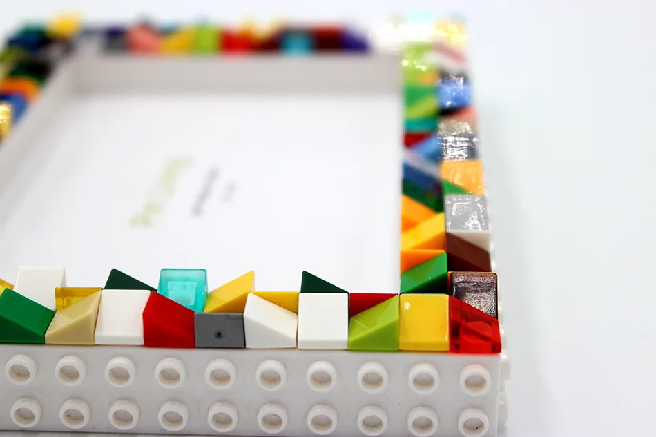 Monday Blocks Frame Creative Blocks Photo Frame DIY Handmade Creative Building Blocks ...