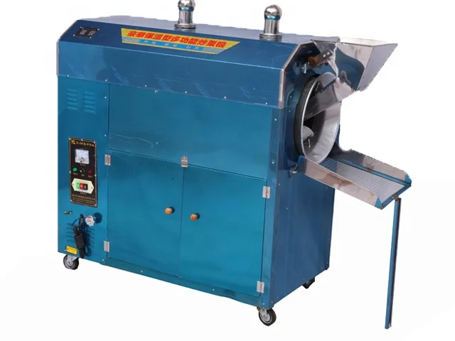 movable gas small chestnut roaster machine