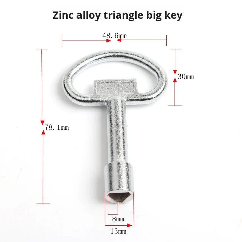 MS705 & MS816 Small Triangle Lock Key Handmade From Zinc Alloy a Stylish Metal Product manufacture