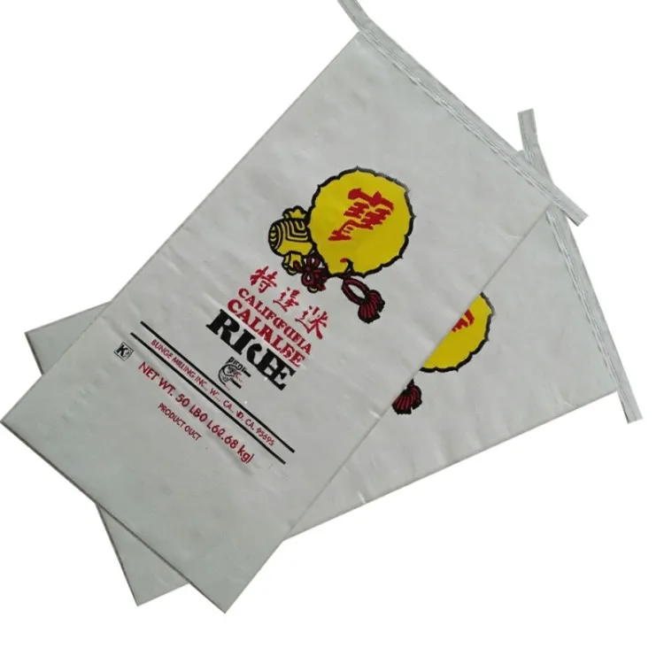
BOPP PP bag for packing or transport the food crop such as rice, flour, corn 50kg/80kg/100kg from Laos for Vietnam and Thailand 