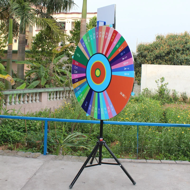 Simple Fortune Wheel With Aluminum Stand Buy Fortune Wheel,Spinning