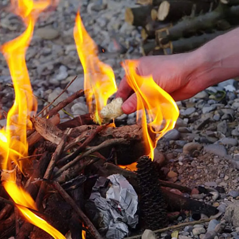 Fire Starter Wood Firelighters 50pcs In The Box Bbq Pizza Ovens Smokers