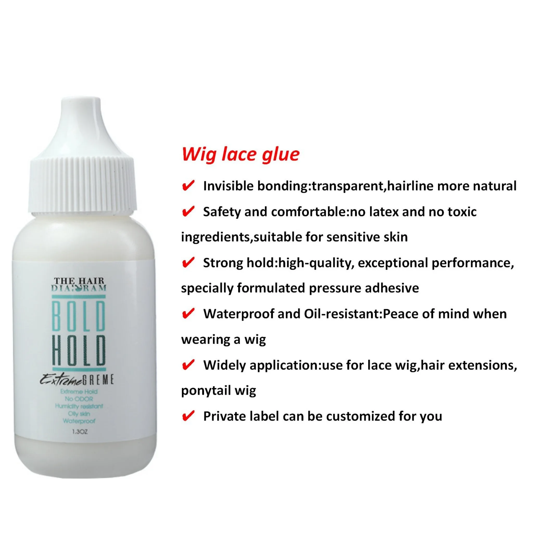 Ghost Bond Wig Glue Lace Headgear Hair Block Wig Glue Lace Wig Glue