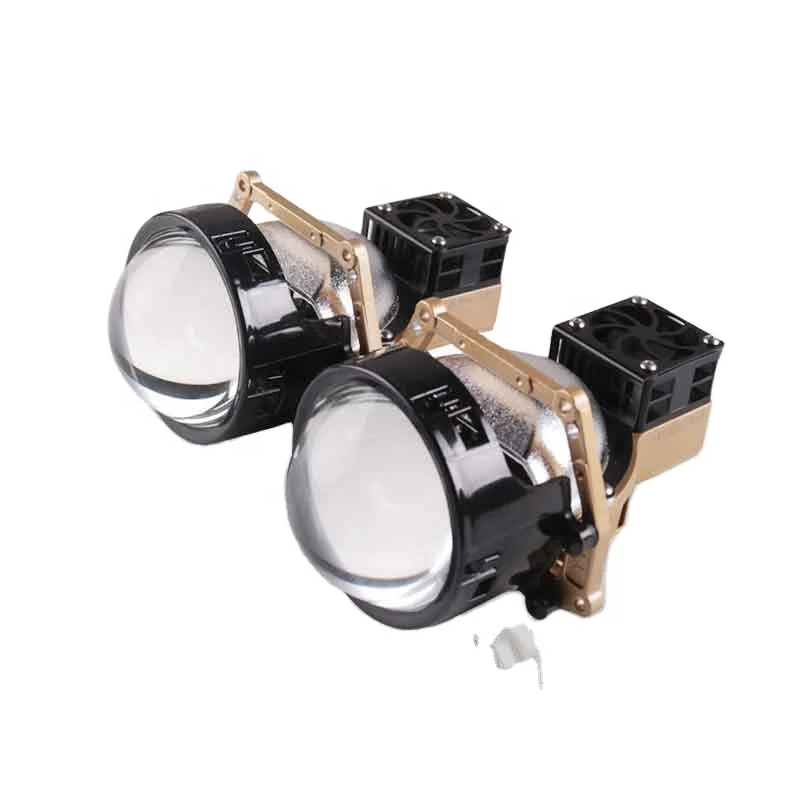 SANVI High Quality 3 inch bi LED & Laser Projector Lens Car Headlight Lamp H4 H7 Automobiles&motorcycle Car Accessories Retrofit