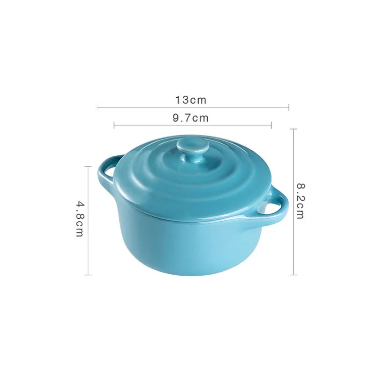 Simple design nordic style multi-color cutlery durable ceramic soup pot with lid and handle.jpg