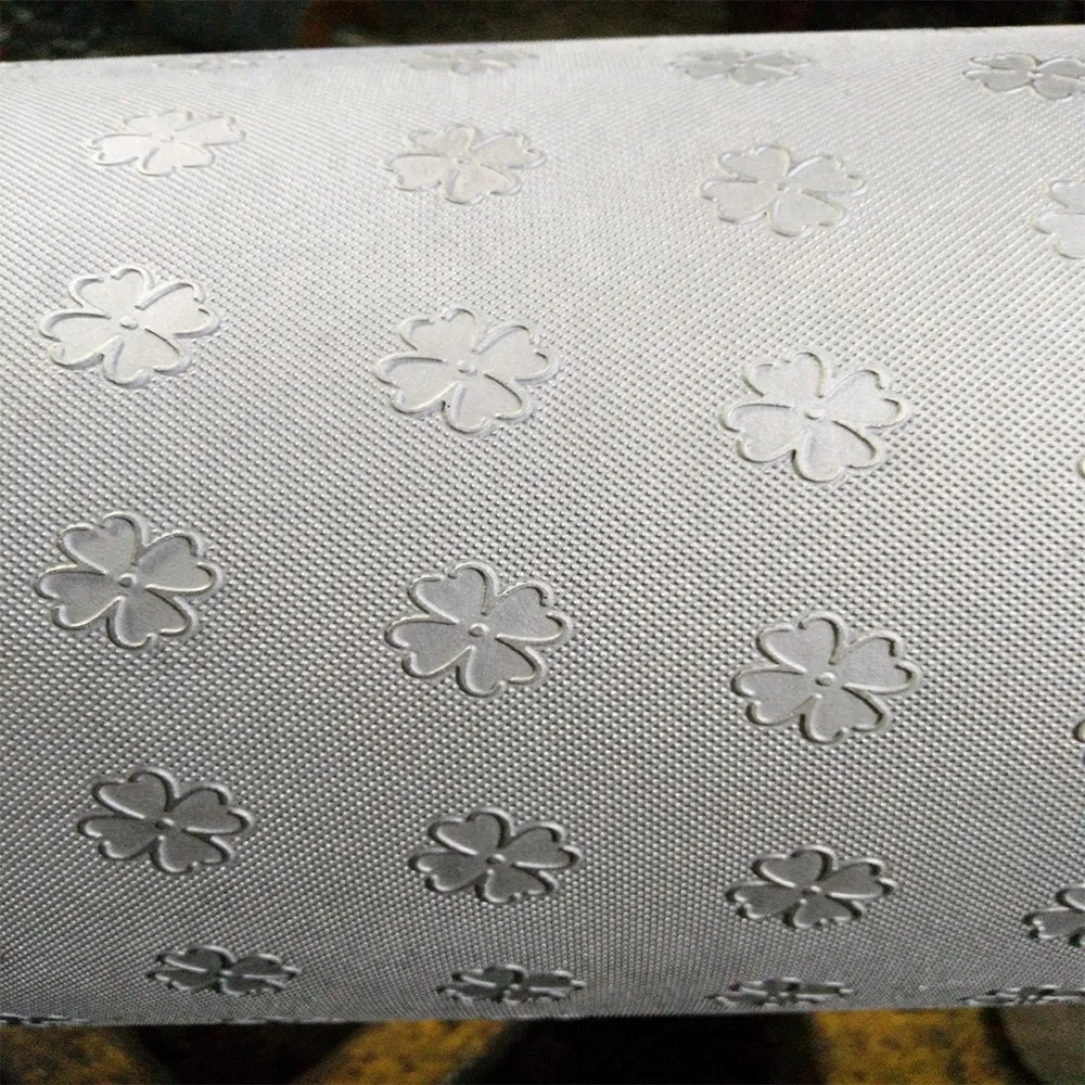 
beautiful pattern tissue paper machine steel embossing roller 