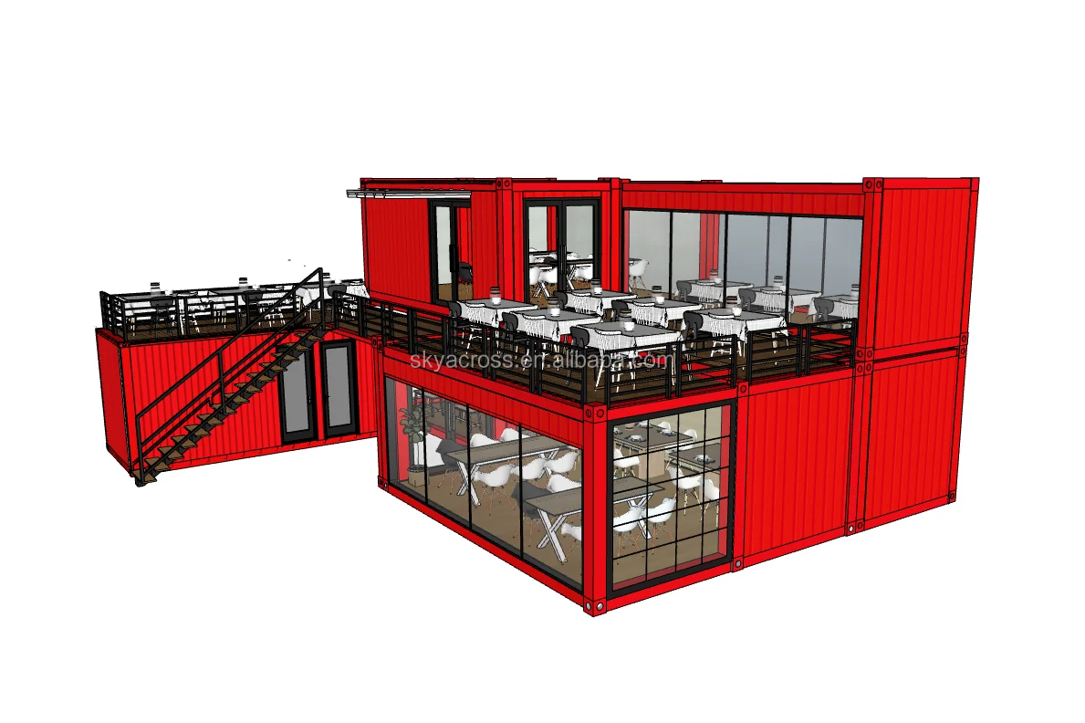 Two-story Pop-up Container Coffee Restaurant Bar Cafe Kiosk,Booth Use ...