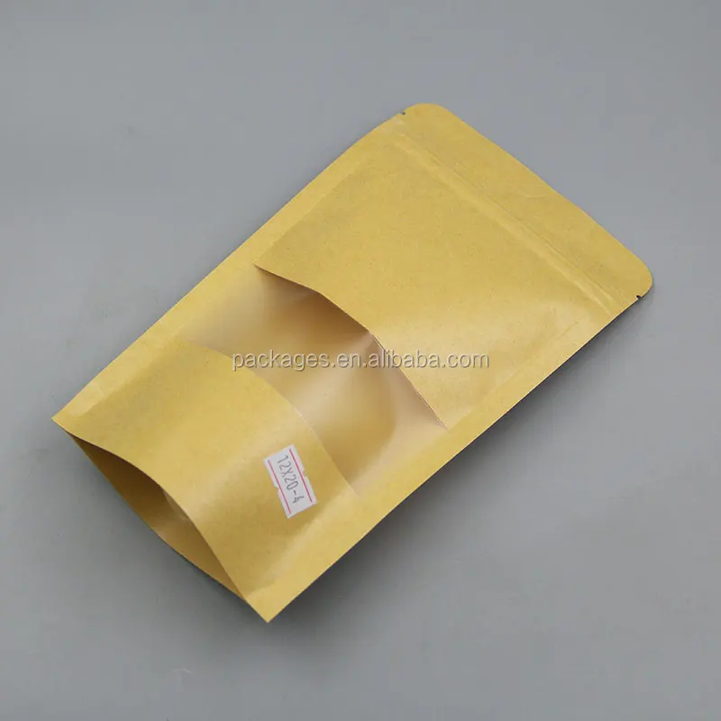 Wholesale Moistureproof Kraft Food Grade Packaging Small Wax Lined