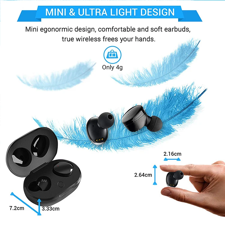 Wholesale IPX6 Waterproof TWS-880 Sport Mini True Wireless Earbuds Handsfree In-Ear Bluetooth Earphone - ANKUX.COM