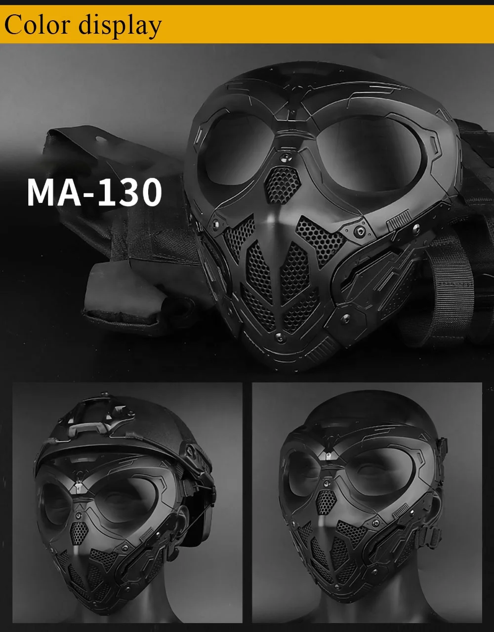 Tactical Lurker Masks Shooting Hunting Paintball Masks Men Full Face