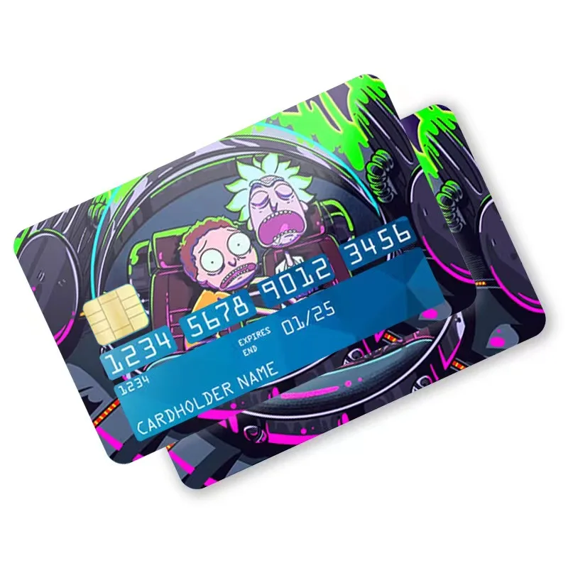Custom Anime Design Smart Skin Visa Credit Card Sticker Pvc Custom Logo ...