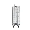 4 side rotating grid display stand with hooks