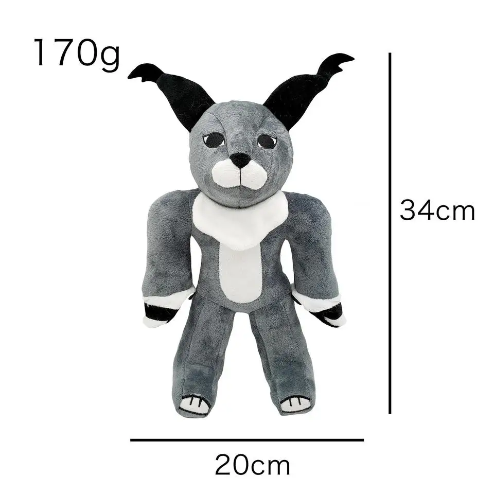 2022 Big Floppa Plush Cartoon Cat Plush Toy Cute Soft Cat Print Doll Raise A Floppa Plushies 4228