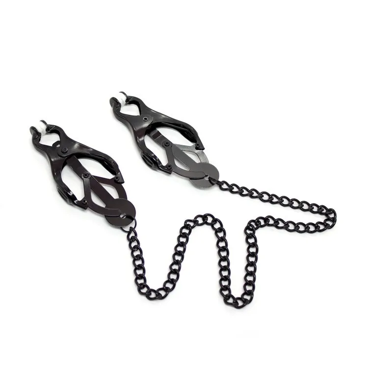 New Adult Sex Restraint Body Piercing Metal Nipple Clamps Fetish Bdsm