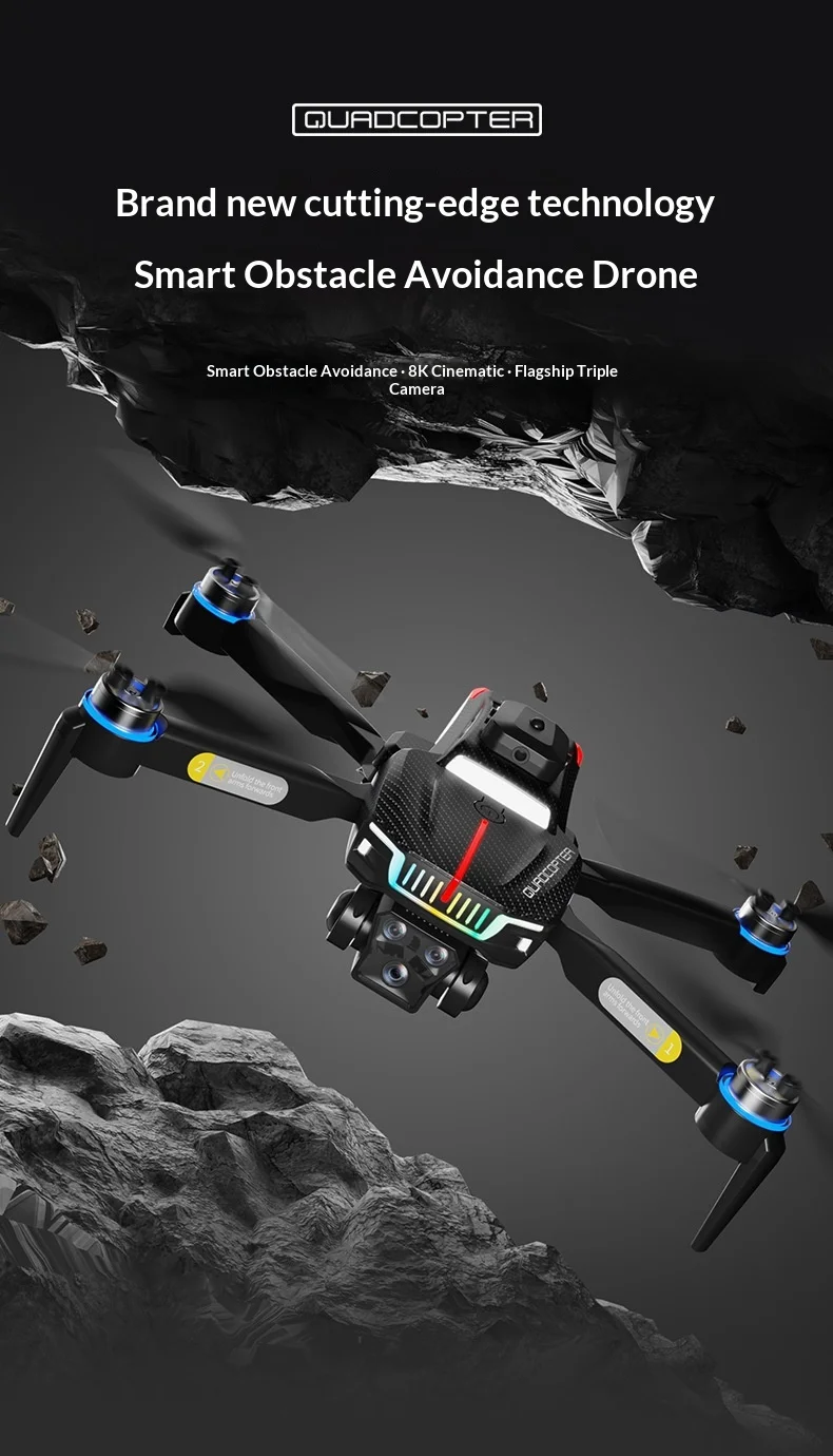 J6 Pro Drone with HD Triple Camera