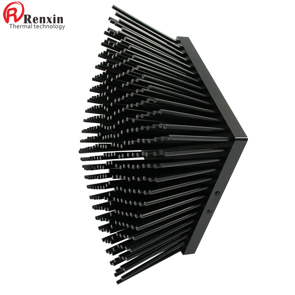 120W led splayed pin fin heatsink pre-drilled cxb3590/vero29 and CLU048&058 series COBs holes
